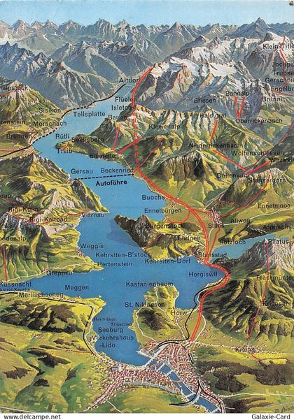 SUISSE LUCERNE LAC DES QUATRE CANTONS