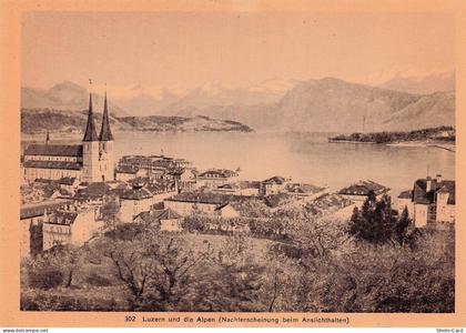 SUISSE LUCERNE LAC DES QUATRE CANTONS