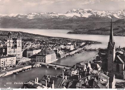 SUISSE ZURICH GROSSMUENSTER ET LAC DE ZURICH