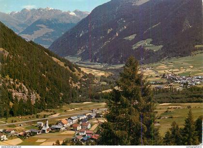Switzerland Valchava Munstertal und Santa Maria gegen die Oetztaler Alpen