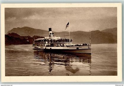 Vierwaldstättersee Raddampfer Germania Binnenschiff - 39425114