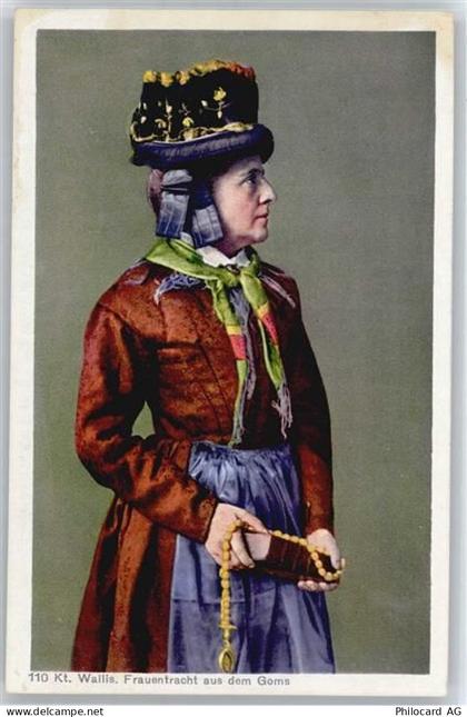 Wallis, Frauentracht Goms Tracht Schweiz - 50626102