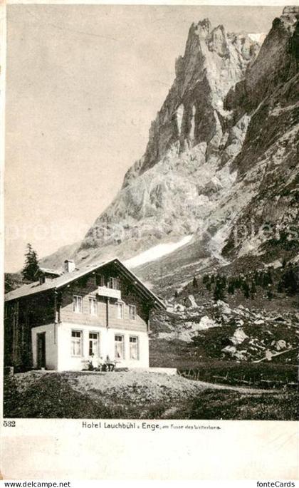 Wetterhorngruppe BE Hotel Lauchbuehl Enge