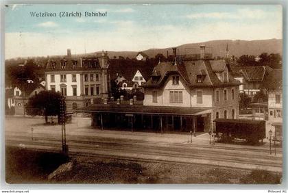Wetzikon ZH Bahnhof Bahnhof Schweiz 1930 Foto AK - 13666376