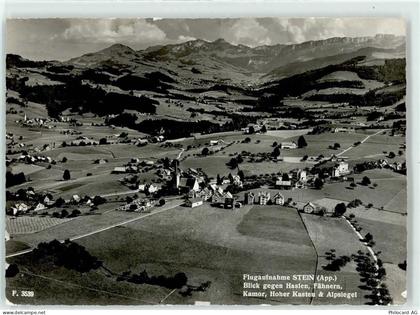 9063 Stein AR - Fliegeraufnahme Blick gegen Haslen Fähnern Kamor Hoher K... - 51716136