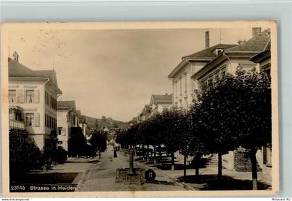 9410 Heiden 1917 - Strasse in Heiden Bäume - 13094834