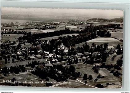 1797 Münchenwiler Villars-les-Moines 1951 Foto AK Luftbild B 8357 - AK... - 13086676