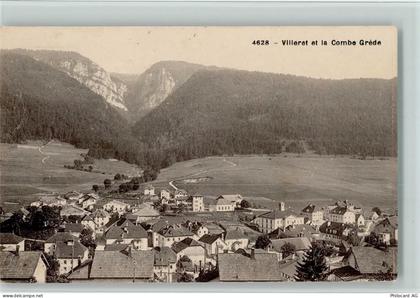 2613 Villeret 1924 - Nr. 4628 Phototypie - Villeret et la Combe Grede, g... - 13078158