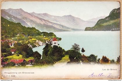 30135 / Schweiz Bern RINGGENBERG am BRIENZERSEE Lac de BRIENZ 1907 à OSWALD-DUCROS 31 rue N.D de Nazareth -C.P.N 548