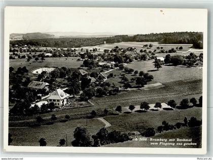 3176 Neuenegg 1941 Foto AK Fliegeraufnahme Bramberg Denkmal - 38022230