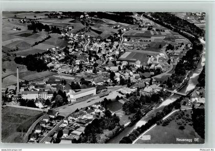 3176 Neuenegg Freiburghaus 1960 Foto AK Luftbild mit Bahnhof - FL 2175 P... - 13085230