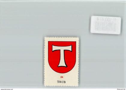 3556 Trub - Vignette Wappen Kaffee Hag ca 1920-1940 - 11100474