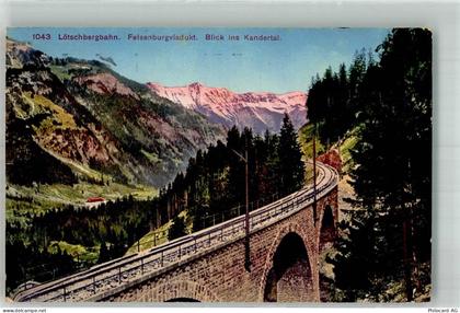 3716 Kandergrund 1935 Foto AK Felsenburgviadukt Kandertal - 38224224