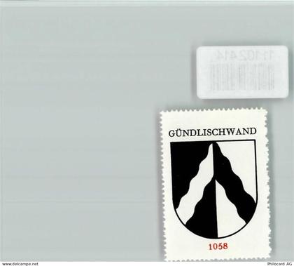 3815 Gündlischwand - Vignette Wappen Kaffee Hag ca 1920-1940 - 11102414