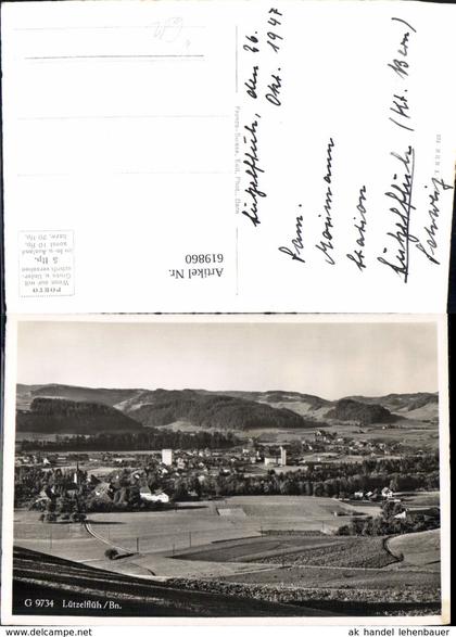 619860,Foto Ak Lützelfluh Lützeflüe Emmental Ansicht