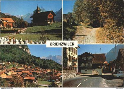 Brienzwiler Kapelle Friedhof Waldweg Ortsblick Strassenpartie
