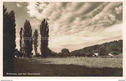 Erlach Bielersee BE Auf der St. Petersinsel im Bielersee