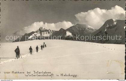 Habkern Winterpanorama in Habchegg