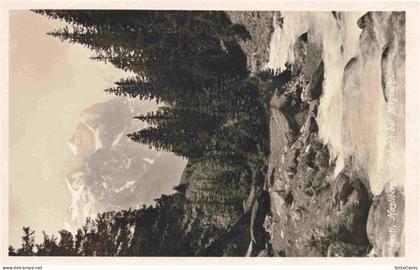 Hasliberg Reuti Hasliberg BE Alpbach Maegisalp Hasliberg Bergbach Nadelwald Schn
