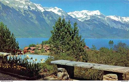 Iseltwald Brienzersee Interlaken BE Brienzersee Rothorn-Kette Alpen Haushaltungs