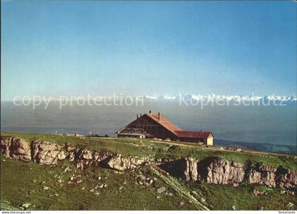 Nods BE Hotel du Chasseral Panorama Alpenkette