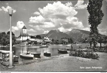 Spiez BE Spiez Ralligstoecke Boot