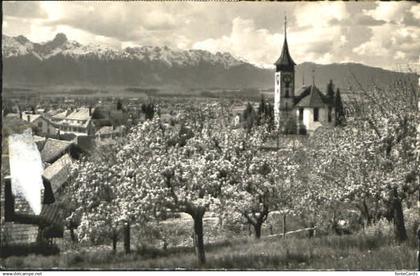 Steffisburg Kirche Stockhornkette x 1959