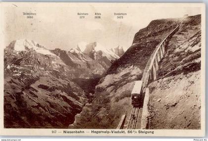 3506 Grosshöchstetten 1919 - Bergbahn Hegernalp Viadukt Niesenbahn - 51424045