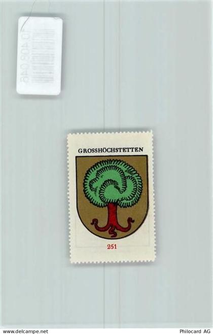 3506 Grosshöchstetten - Vignette Wappen Kaffee Hag ca 1920-1940 Baum - 10408046