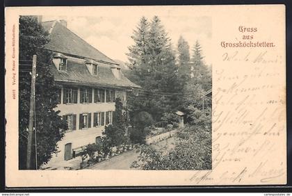 AK Grosshöchstetten, Haus mit Garten