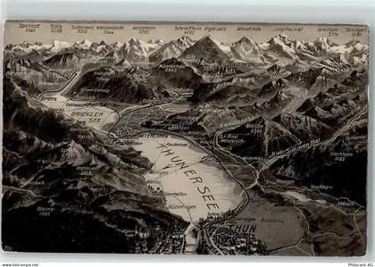 3800 Interlaken - Vogelschau Region Interlaken Berner Oberland - 10309645