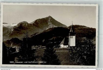 3782 Lauenen b. Gstaad Foto AK Kirche - 38211439