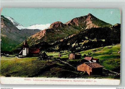 3782 Lauenen b. Gstaad - mit Geltengletscher und Spitzhorn - 10163309
