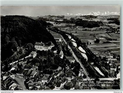 3177 Laupen BE - Fliegeraufnahme mit den Alpen - 13137705