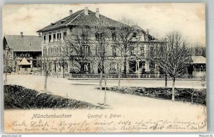 3053 Münchenbuchsee 1903 Foto AK Gasthaus zum Bären - 13575369