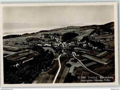2515 Prêles Karte beschädigt Fliegeraufnahme Funiculaire Gleresse-Preles... - 13150258