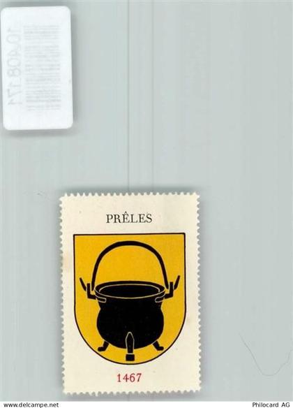 2515 Prêles - Vignette Wappen Kaffee Hag ca 1920-1940 Kessel - 10408171