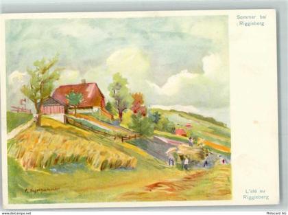 3132 Riggisberg Künstlerkarte Sommer sign. C Schellhammer - 10499477