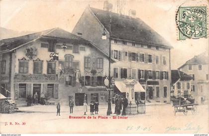 Suisse - SAINT-IMIER (BE) Brasserie de la Place - Ed. J. R. 30