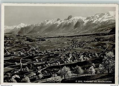 3665 Wattenwil 1939 Foto AK Panorama - 13085011