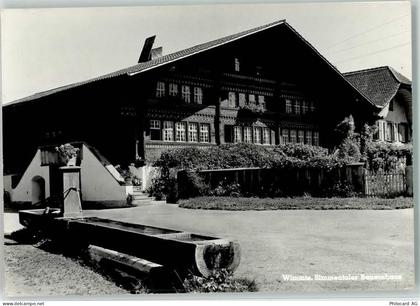3752 Wimmis - Simmentaler Bauernhaus Brunnen - 39374761