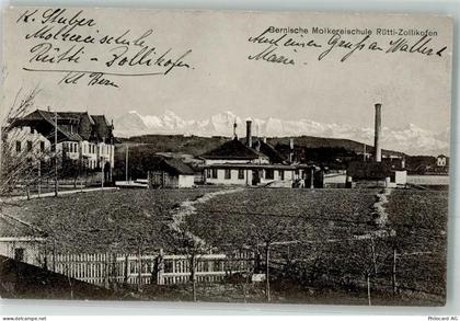 3052 Rütti Zollikofen 1917 Foto AK Molkereischule - 13552127
