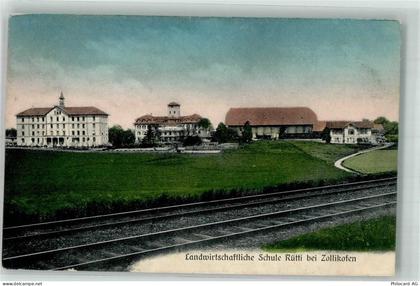 3052 Zollikofen 1914 Foto AK Landwirtschaftliche Schule Rütti - 14001179