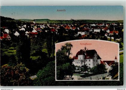 4147 Aesch BL 1927 Foto AK Schulhaus - 13596372