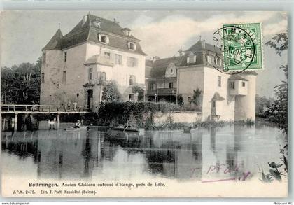 4103 Bottmingen 1904 - Wasserschloss Hotel Weiher - 10622280