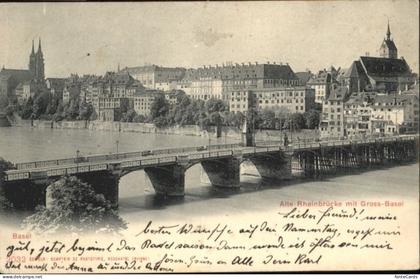 Basel BS Basel Rheinbruecke Gross Basel
