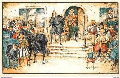 Riehen Wettstein und Riehen Festspiel Illustration