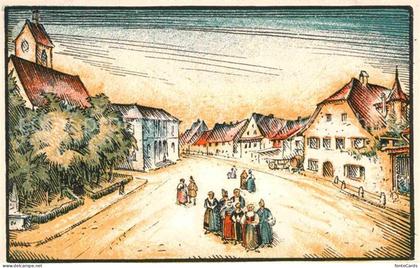 Riehen Wettstein und Riehen Festspiel Illustration
