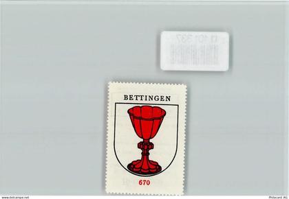 4126 Bettingen - Vignette Wappen Kaffee Hag ca 1920-1940 Bettingen - 11101337