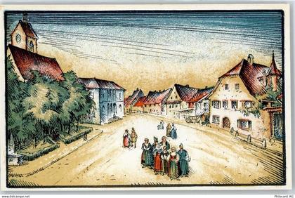 4125 Riehen Künstlerkarte Festkarte - 50771740